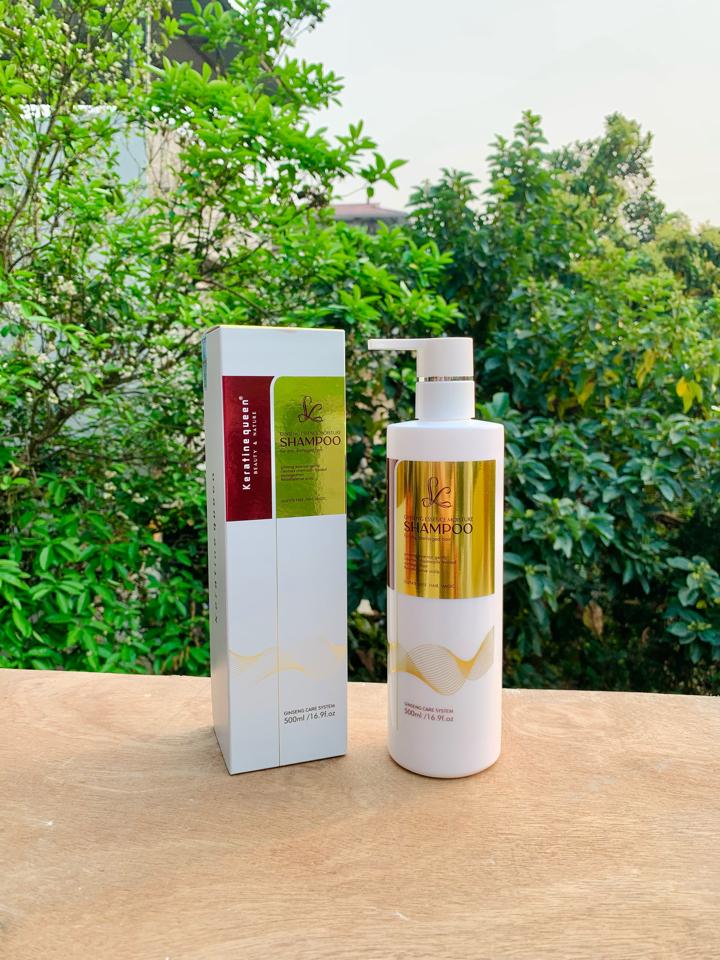 Bộ gội xả Keratin Queen - 500ml Phục hồi tóc hư tổn, giảm gãy rụng, vào nếp tự nhiên-duoc-ban-tai-MỸ PHẨM QUÂN THU