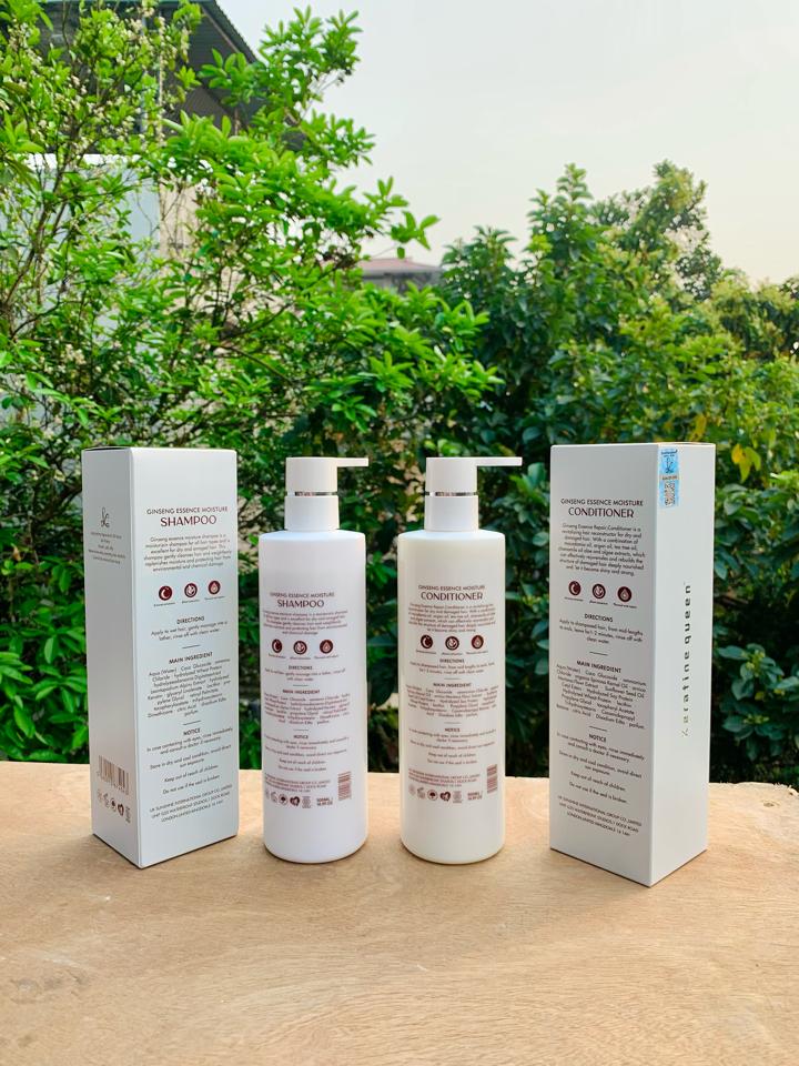 Bộ gội xả Keratin Queen - 500ml Phục hồi tóc hư tổn, giảm gãy rụng, vào nếp tự nhiên-duoc-ban-tai-MỸ PHẨM QUÂN THU