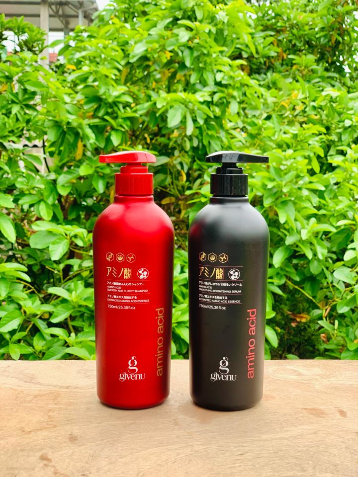 Cặp gội xả Givenu 750ml - kiểm soát dầu nhờn, sạch gàu, giảm ngứa-duoc-ban-tai-MỸ PHẨM QUÂN THU