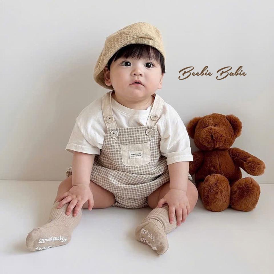 Set bộ yếm kèm áo cho bé trai -duoc-ban-tai-Beebie Babie
