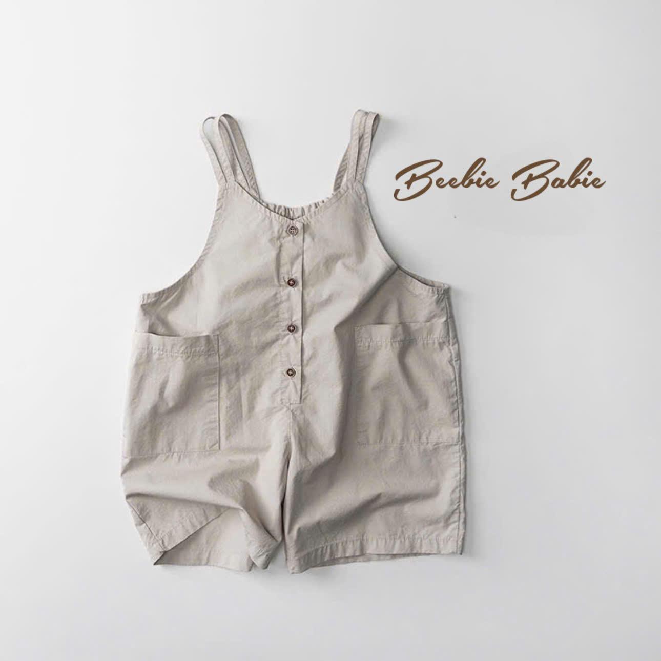 Quần yếm bé gái thô mềm mát lạnh-duoc-ban-tai-Beebie Babie