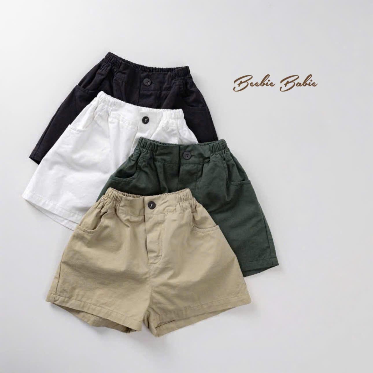 Quần soóc cạp chun cho bé gái -duoc-ban-tai-Beebie Babie