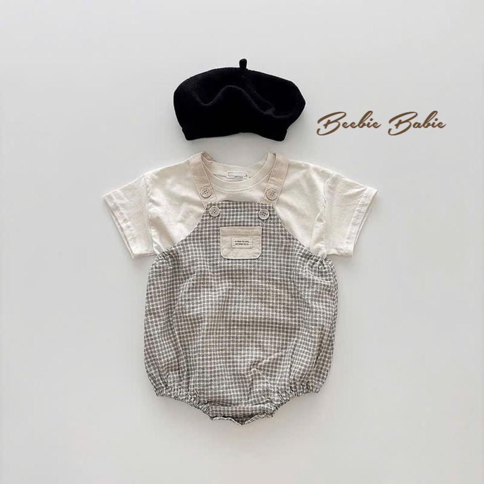 Set bộ yếm kèm áo cho bé trai -duoc-ban-tai-Beebie Babie