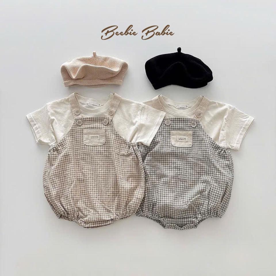 Set bộ yếm kèm áo cho bé trai -duoc-ban-tai-Beebie Babie
