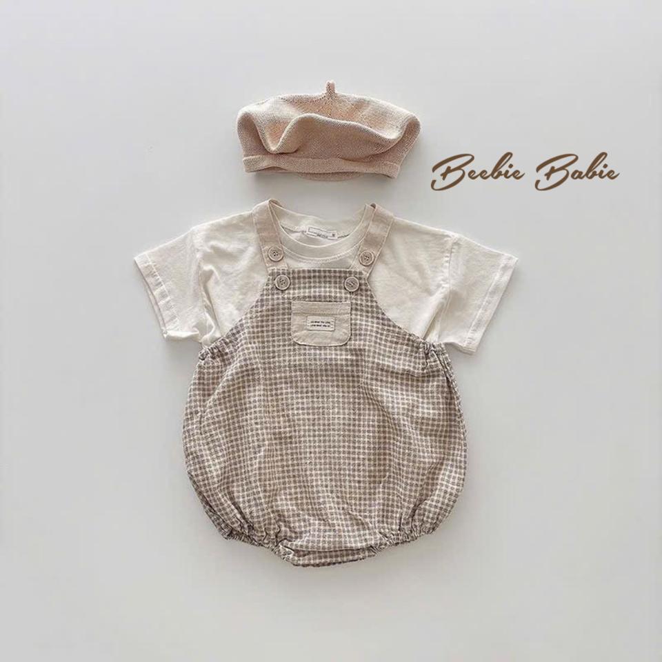 Set bộ yếm kèm áo cho bé trai -duoc-ban-tai-Beebie Babie