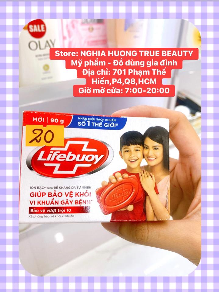 Xà phòng Lifebuoy tắm làm sạch da cơ thể, bảo vệ da khỏi vi khuẩn-duoc-ban-tai-NGHIA HUONG True Beauty