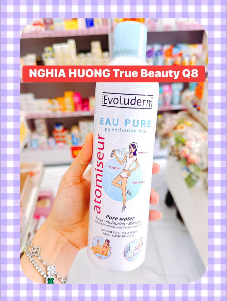 Xịt khoáng Evoluderm Big Size Cấp ẩm, giải nhiệt cho da-duoc-ban-tai-NGHIA HUONG True Beauty