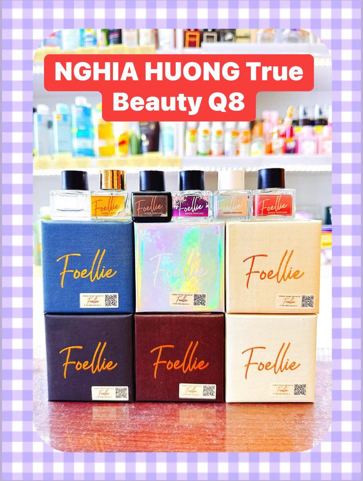 Nước hoa vùng kín Foellie hương thơ lưu hương lâu, khử mùi, hỗ trợ ngăn viêm nhiễm-duoc-ban-tai-NGHIA HUONG True Beauty