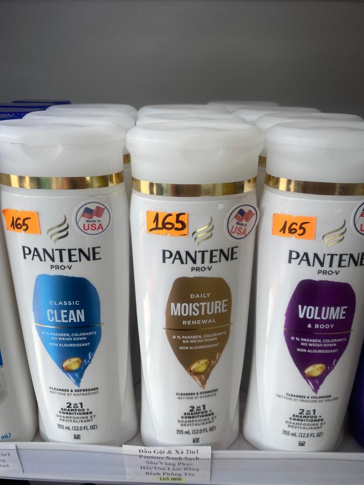 Dầu Gội & Xả 2in1 Pantene Xanh Sạch Sâu/Vàng Phục Hồi/Tím Làm Bồng Bềnh Phồng Tóc-duoc-ban-tai-NGHIA HUONG True Beauty