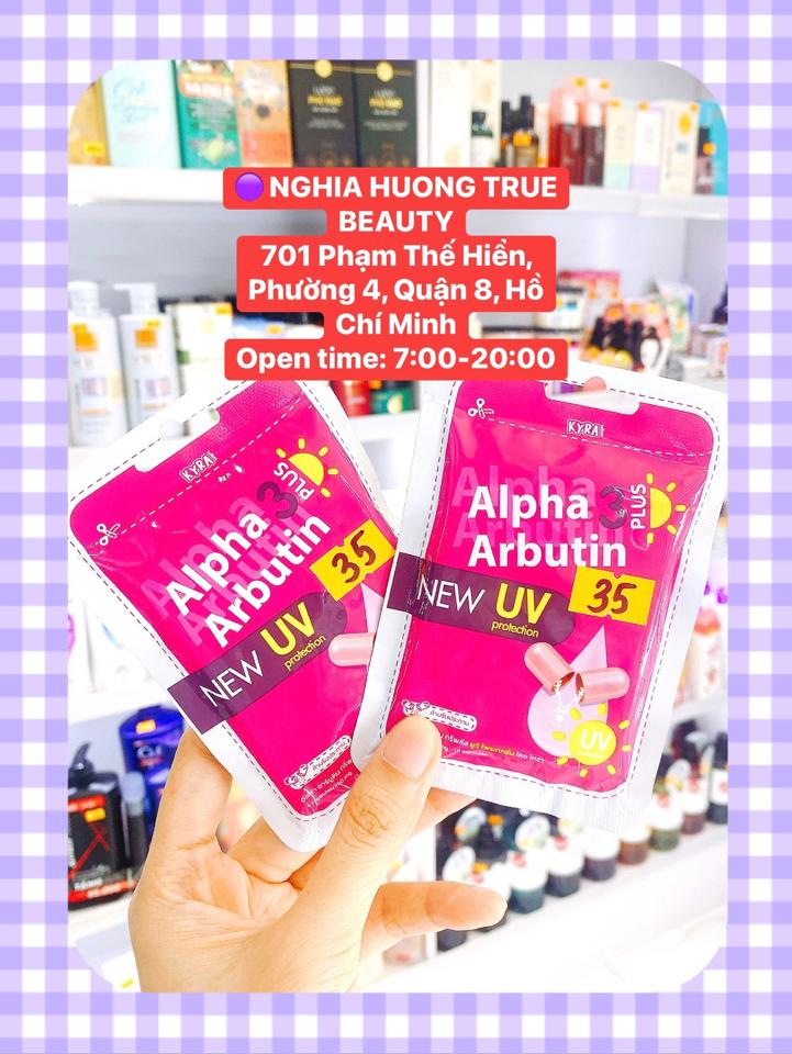Bột kích dưỡng trắng da Alpha Arbutin 3Plus/Ban ngày, ban đêm đủ dòng-duoc-ban-tai-NGHIA HUONG True Beauty