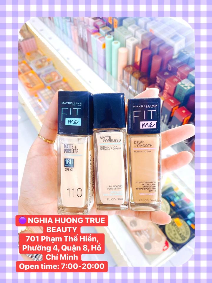 Kem nền Maybelline New York lâu trôi, che khuyết điểm tốt, mướt mịn làn da-duoc-ban-tai-NGHIA HUONG True Beauty