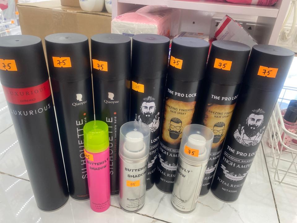 Gôm Xịt Tóc tạo kiểu giữ nếp nam nữ BUTTERFLY SHADOW/Luxurious/The pro lock/Silhouette-duoc-ban-tai-NGHIA HUONG True Beauty