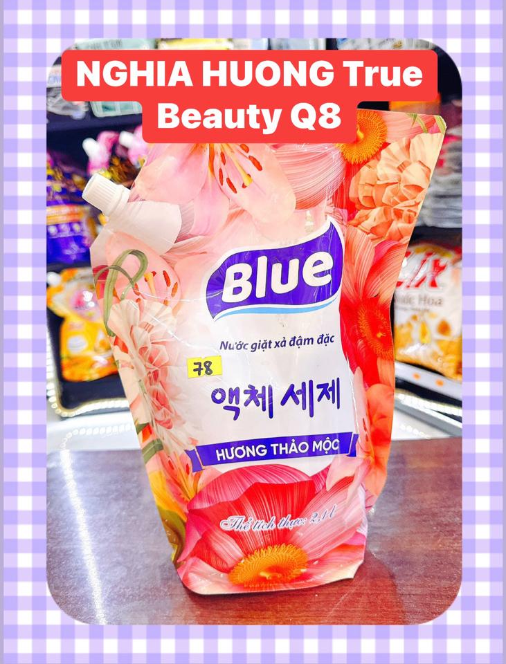 Nước giặt xả vải Blue 2,1Lít-duoc-ban-tai-NGHIA HUONG True Beauty