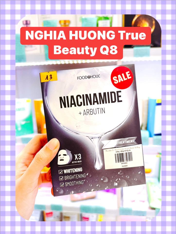 Mặt nạ Foodaholic Premium X3 Phiên bản nâng cấp x3 hiệu quả đủ dòng: AHA/BHA/Niacinamide/TranexamidAcid/Ceramide/Retinol-duoc-ban-tai-NGHIA HUONG True Beauty