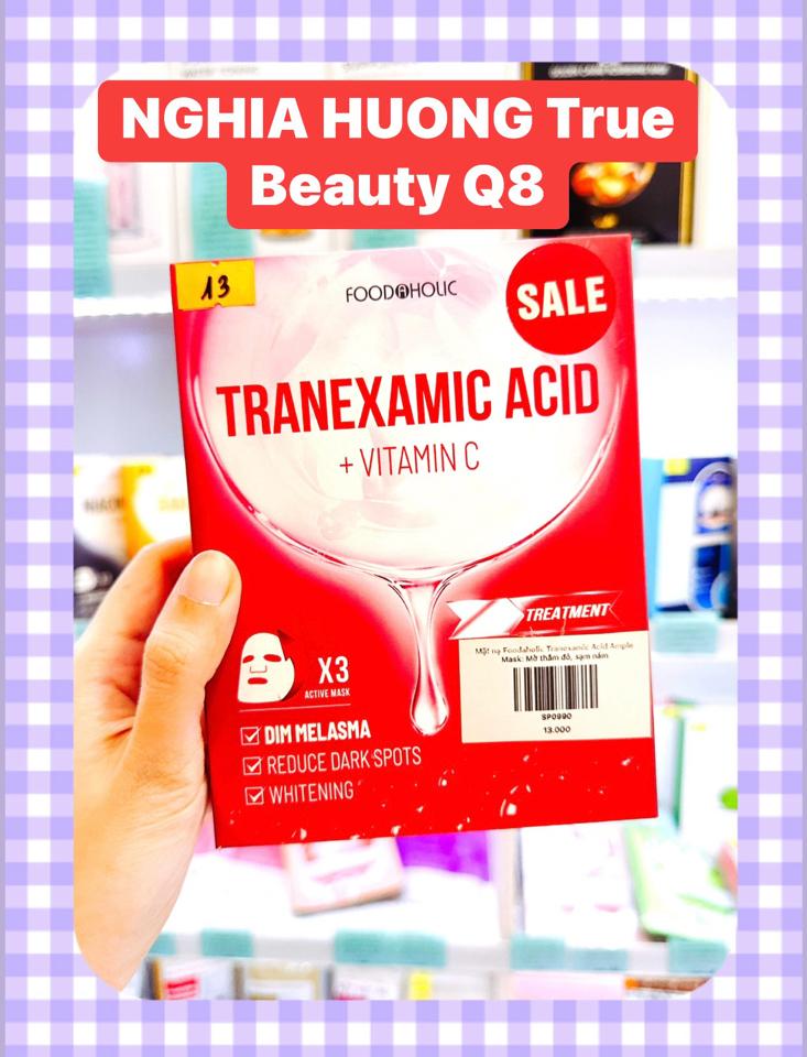 Mặt nạ Foodaholic Premium X3 Phiên bản nâng cấp x3 hiệu quả đủ dòng: AHA/BHA/Niacinamide/TranexamidAcid/Ceramide/Retinol-duoc-ban-tai-NGHIA HUONG True Beauty
