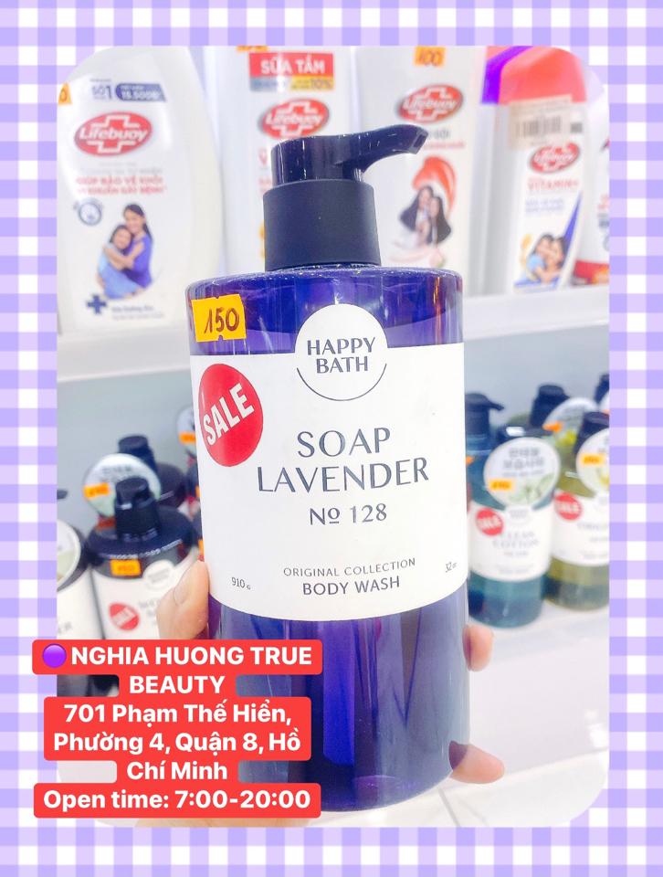 Sữa tắm cao cấp Happy Bath Body Wash910ml dưỡng trắng,cấp ẩm,AHA se khít lỗ chân lông-duoc-ban-tai-NGHIA HUONG True Beauty