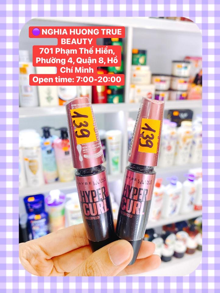 Mascara Làm Dài, Dày Và Cong Mi Chống Trôi Maybelline The Hyper Curl-duoc-ban-tai-NGHIA HUONG True Beauty
