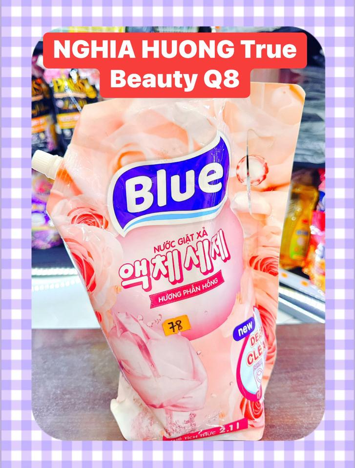 Nước giặt xả vải Blue 2,1Lít-duoc-ban-tai-NGHIA HUONG True Beauty