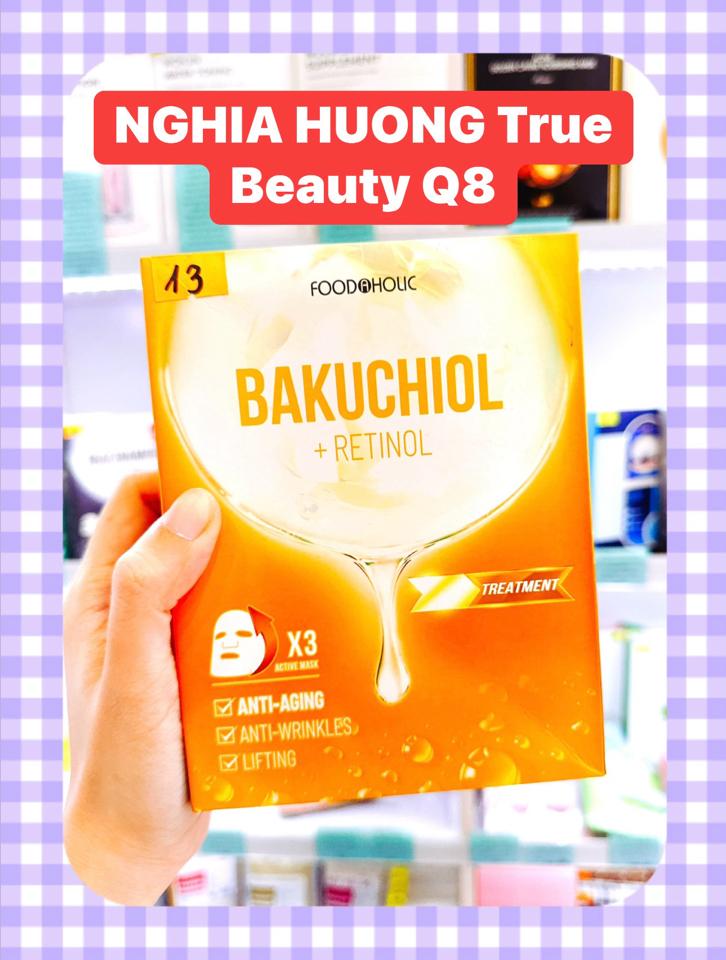 Mặt nạ Foodaholic Premium X3 Phiên bản nâng cấp x3 hiệu quả đủ dòng: AHA/BHA/Niacinamide/TranexamidAcid/Ceramide/Retinol-duoc-ban-tai-NGHIA HUONG True Beauty