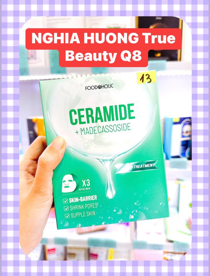 Mặt nạ Foodaholic Premium X3 Phiên bản nâng cấp x3 hiệu quả đủ dòng: AHA/BHA/Niacinamide/TranexamidAcid/Ceramide/Retinol-duoc-ban-tai-NGHIA HUONG True Beauty