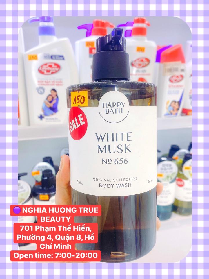 Sữa tắm cao cấp Happy Bath Body Wash910ml dưỡng trắng,cấp ẩm,AHA se khít lỗ chân lông-duoc-ban-tai-NGHIA HUONG True Beauty