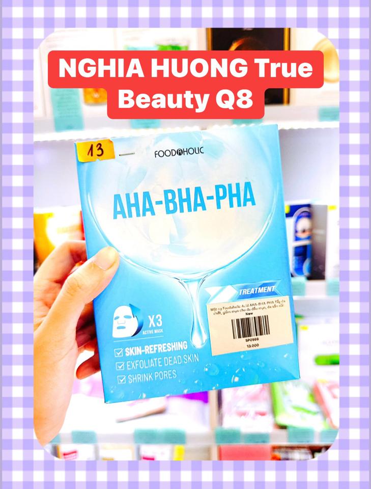 Mặt nạ Foodaholic Premium X3 Phiên bản nâng cấp x3 hiệu quả đủ dòng: AHA/BHA/Niacinamide/TranexamidAcid/Ceramide/Retinol-duoc-ban-tai-NGHIA HUONG True Beauty
