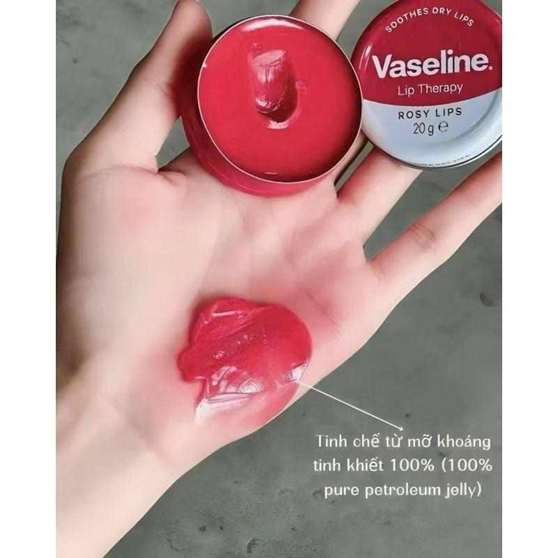 Dưỡng ẩm, mềm mịn và hồng hào môi Vaseline Lip Therapy Lip Balm 20gr #Rosy Lips-duoc-ban-tai-NGHIA HUONG True Beauty