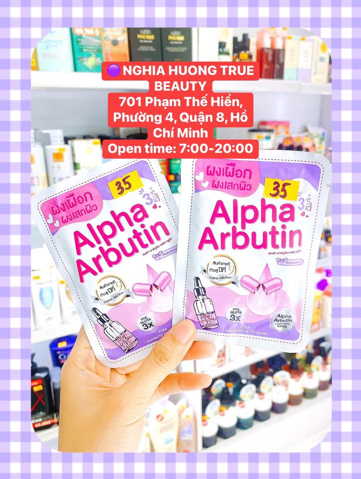 Bột kích dưỡng trắng da Alpha Arbutin 3Plus/Ban ngày, ban đêm đủ dòng-duoc-ban-tai-NGHIA HUONG True Beauty