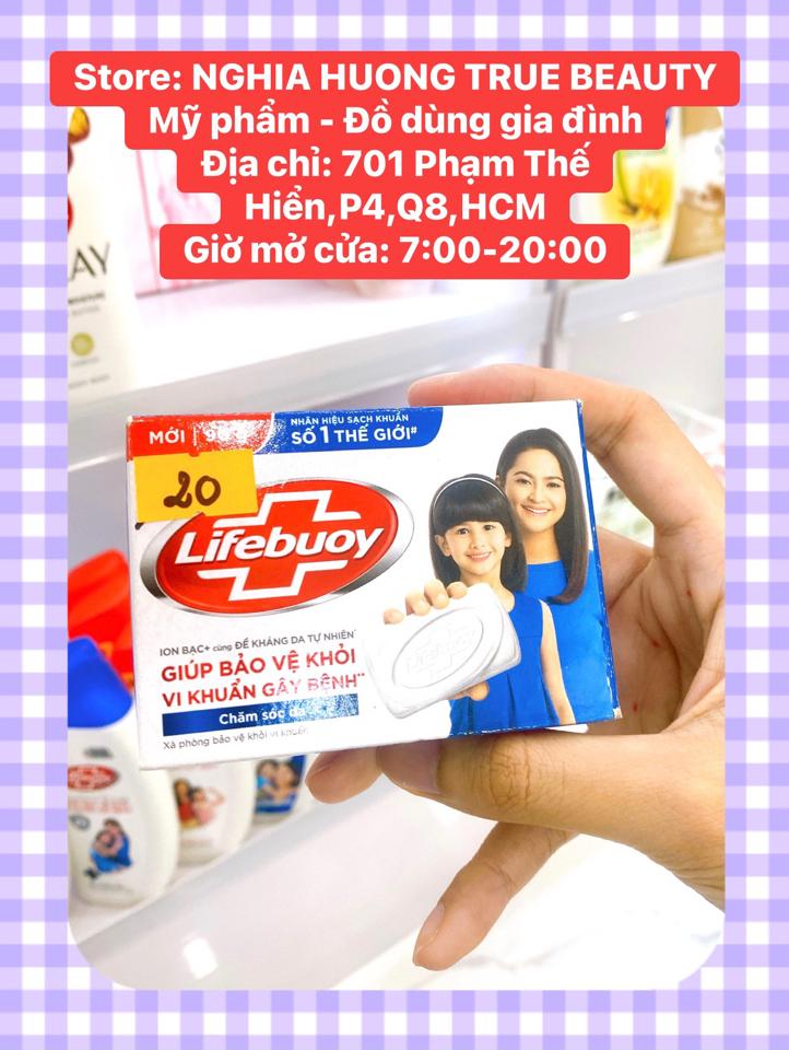 Xà phòng Lifebuoy tắm làm sạch da cơ thể, bảo vệ da khỏi vi khuẩn-duoc-ban-tai-NGHIA HUONG True Beauty