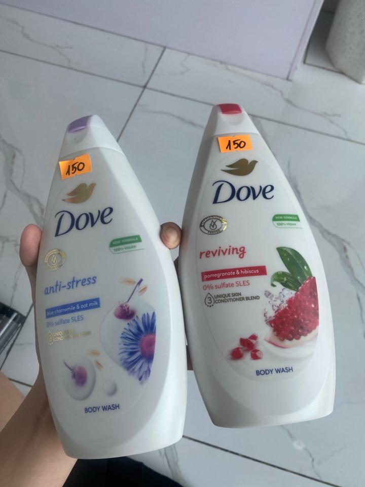 Sữa tắm Dove Bản UK 450ml Anti Stress-duoc-ban-tai-NGHIA HUONG True Beauty