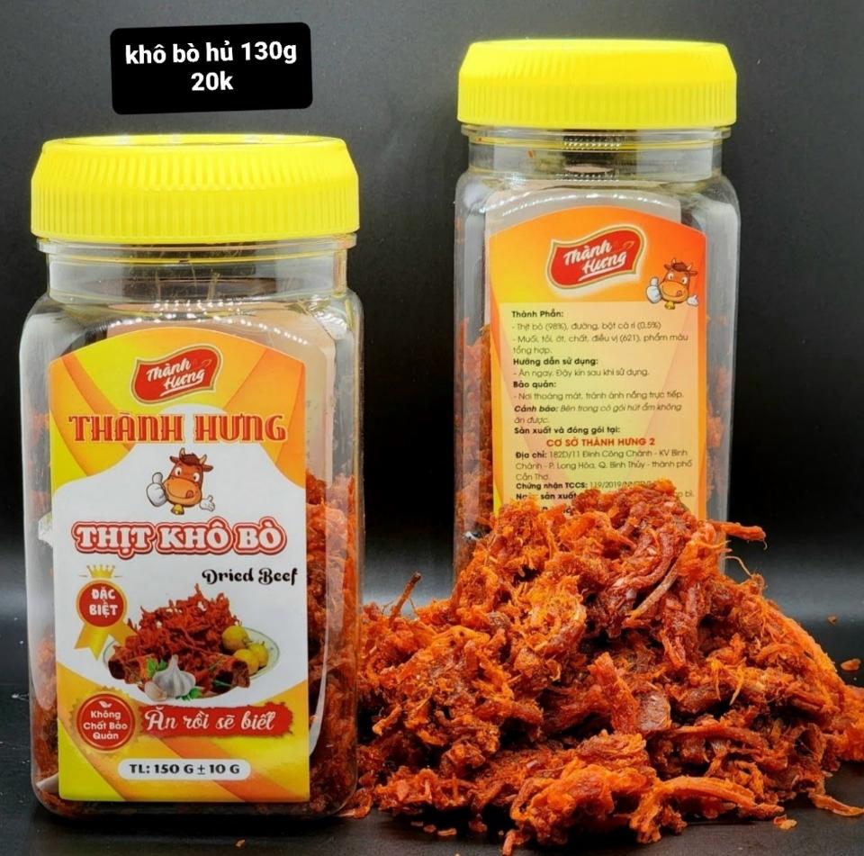 Khô bò sợi hủ 130g-duoc-ban-tai-Cơ Sở Sản Xuất Duy Đạt