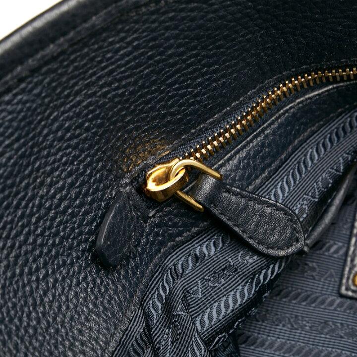 Prada Tote Bag Shoulder Bag 2WAY Navy Nylon Leather Women's PRADA-duoc-ban-tai-THE BOX LUXURY