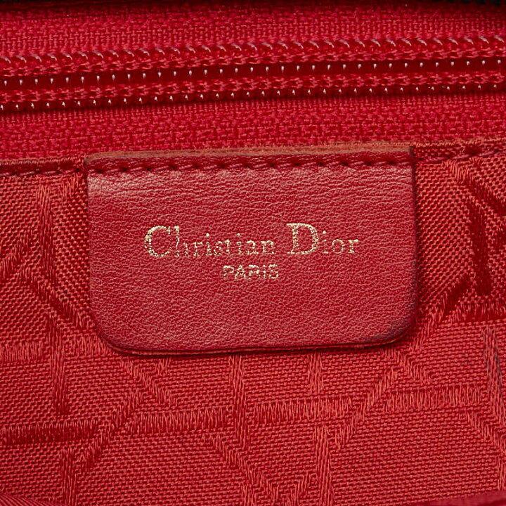 Dior Cannage Lady Dior Handbag Black Canvas Nylon Women's Dior-duoc-ban-tai-THE BOX LUXURY