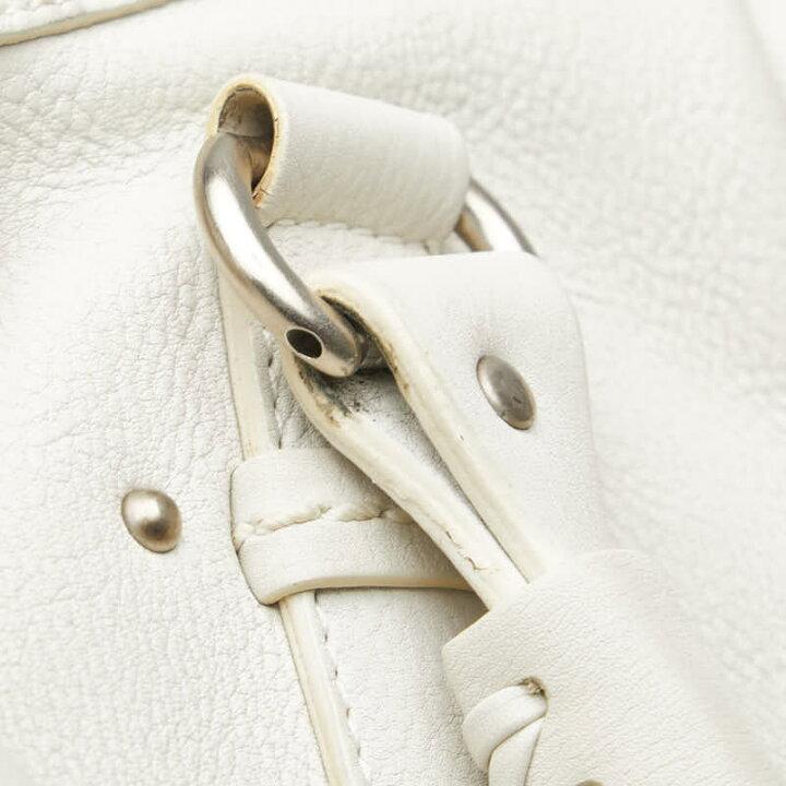 Dior handbag tote bag white leather women's Dior-duoc-ban-tai-THE BOX LUXURY