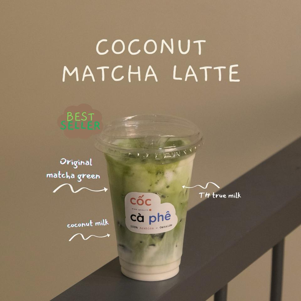 Matcha sữa dừa-duoc-ban-tai-Cốc Cà Phê - Nguyễn Trãi