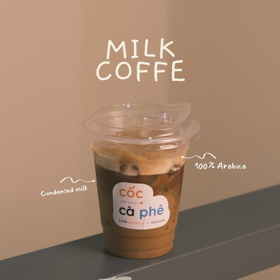 Cafe sữa-duoc-ban-tai-Cốc Cà Phê - Nguyễn Trãi