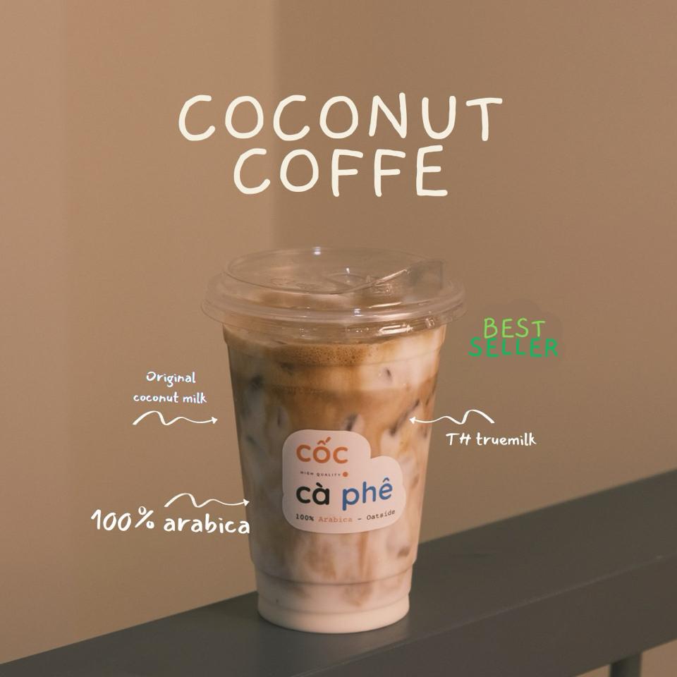Cafe sữa dừa-duoc-ban-tai-Cốc Cà Phê - Nguyễn Trãi