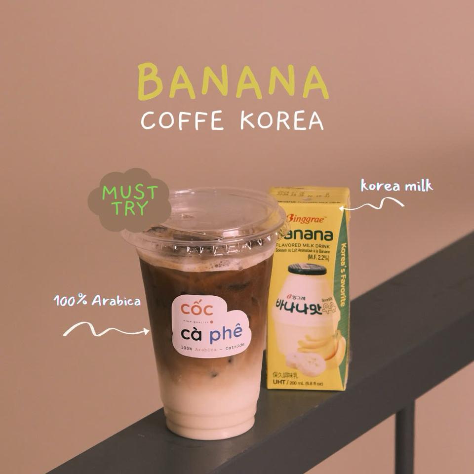Cafe sữa chuối-duoc-ban-tai-Cốc Cà Phê - Nguyễn Trãi