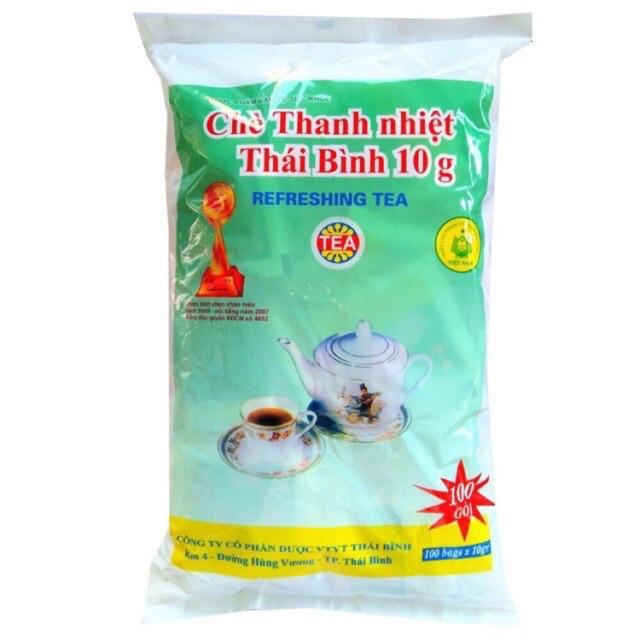 Chè thanh nhiệt Thái Bình bịch 100 gói x 10g-duoc-ban-tai-Nhà thuốc tây Minh Châu 26