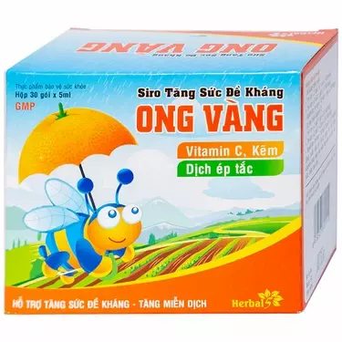 Siro Ong Vàng tăng hỗ trợ tăng sức đề kháng, tăng miễn dịch (30 gói x 5ml)-duoc-ban-tai-Nhà thuốc tây Minh Châu 26