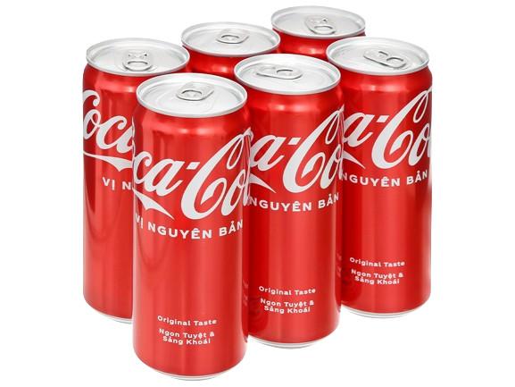Coca-cola 1 Lốc 6 Lon -duoc-ban-tai-VinhMart