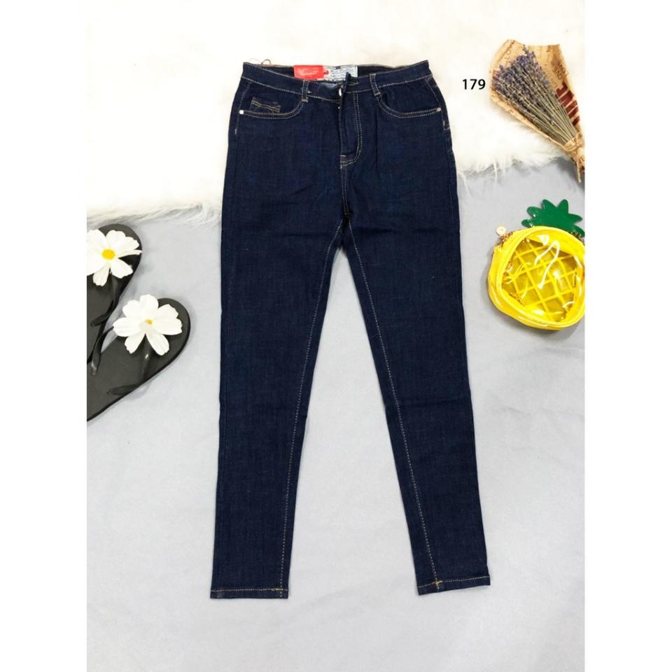 Quần Jean Dáng Ôm Có Bigsize Màu Xanh Đen-duoc-ban-tai-Hana Trâm Shop
