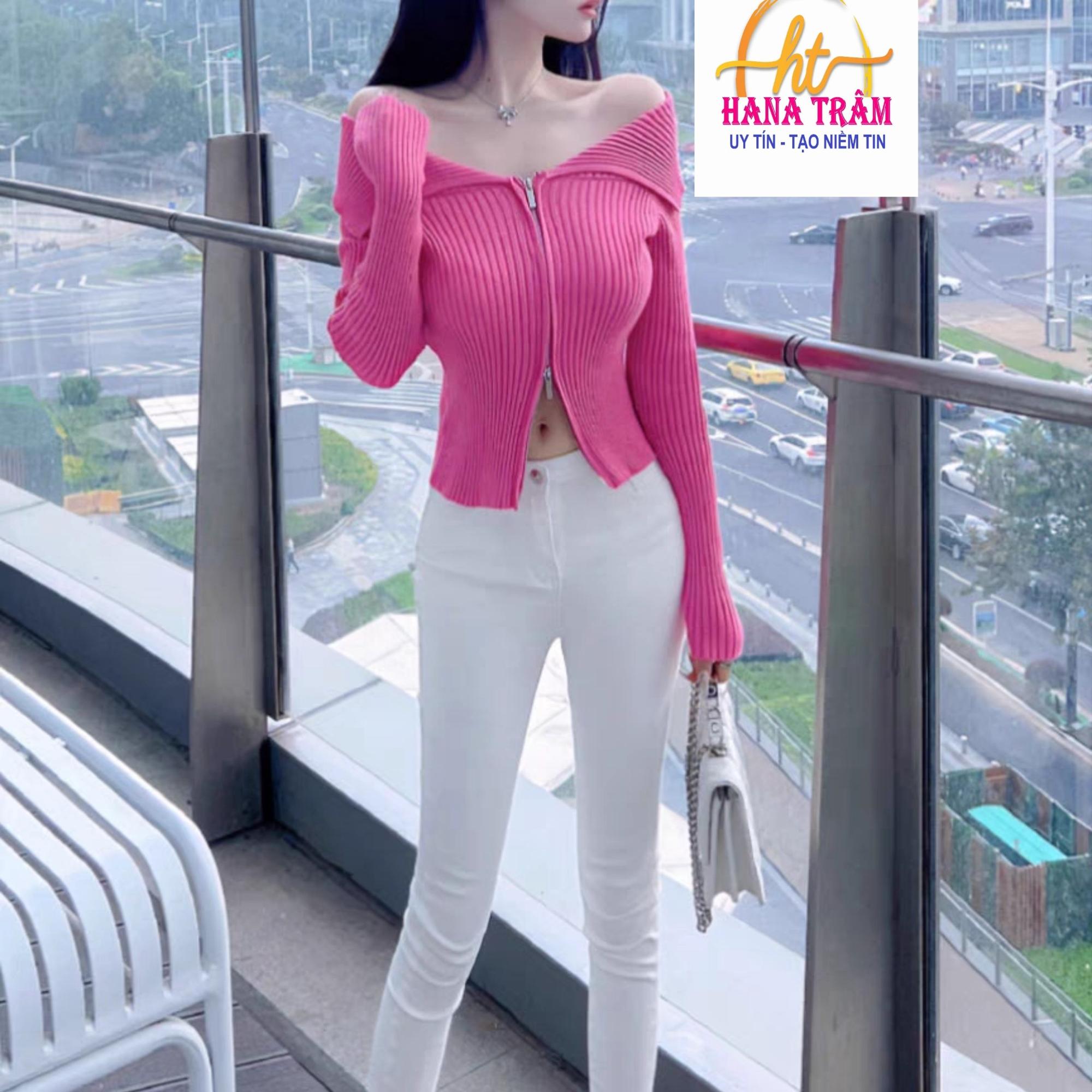 Quần Tregging Dài Nữ Co Giãn Lưng Cao Màu Trắng-duoc-ban-tai-Hana Trâm Shop