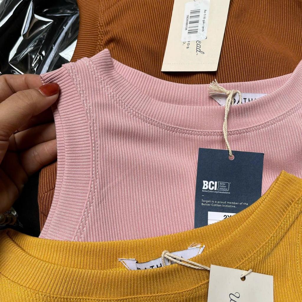 Áo thun nữ sát nách kiểu croptop có chít ngực hàng chuẩn Shop ( 12 Màu )-duoc-ban-tai-Hana Trâm Shop
