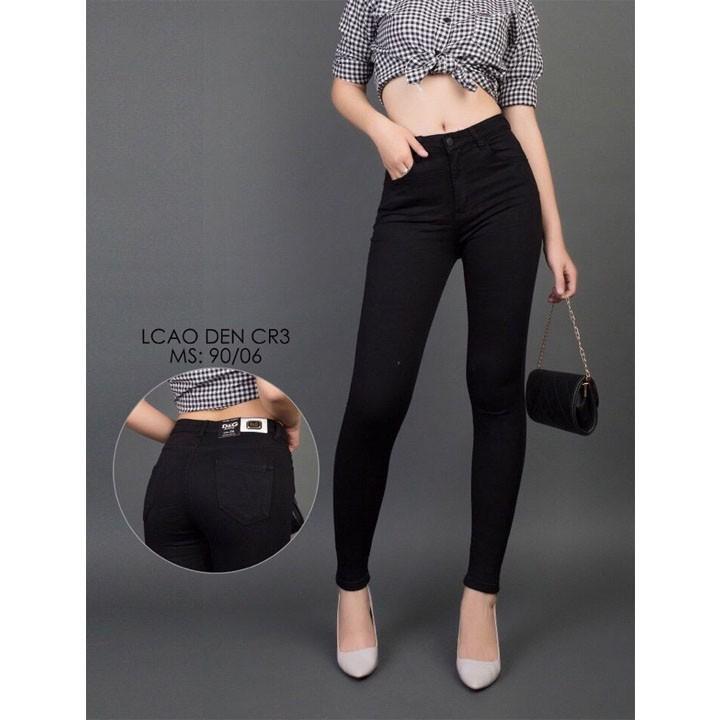 Quần Jean Đen Trơn Lưng Cao Có Bigsize -duoc-ban-tai-Hana Trâm Shop