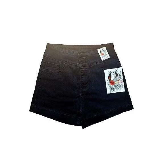 Quần Sọt Jean Lưng Cao 2 Nút Gài Có Bigsize -duoc-ban-tai-Hana Trâm Shop