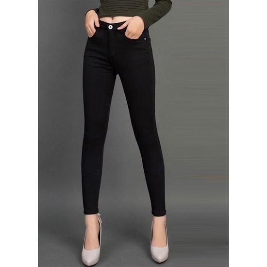 Quần Jean Đen Trơn Lưng Cao Có Bigsize -duoc-ban-tai-Hana Trâm Shop