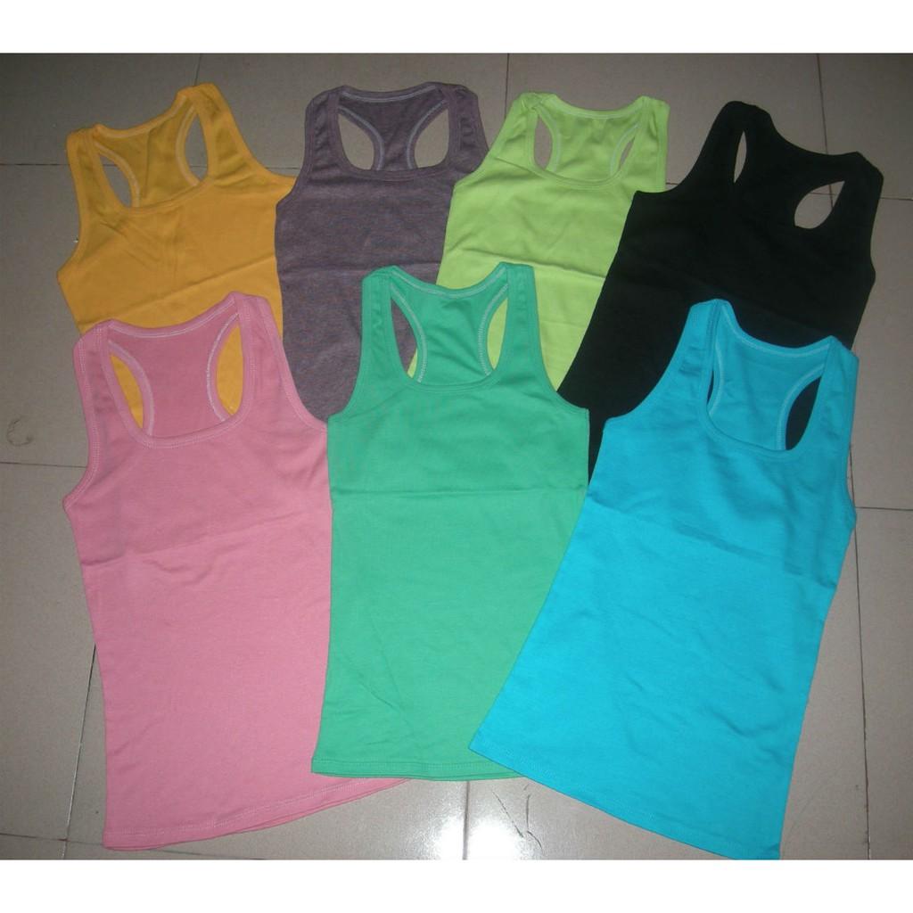 Áo thun 3 lỗ nữ hàng thun cotton ( Có Nhiều Màu )-duoc-ban-tai-Hana Trâm Shop