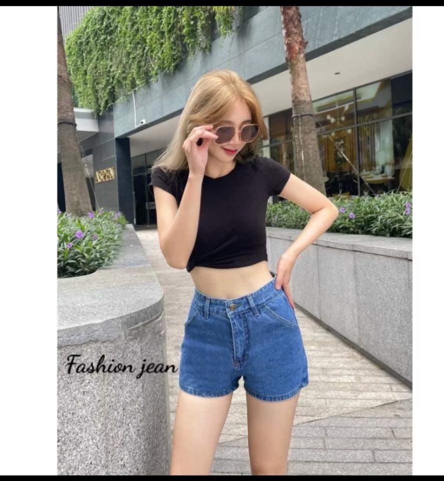 Quần Short Jean Nữ Túi Kiểu ( Có 2 Màu)-duoc-ban-tai-Hana Trâm Shop