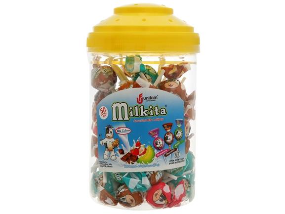 Kẹo Mút Milkita Sữa Vị Trái Cây 4 Vị -duoc-ban-tai-VinhMart